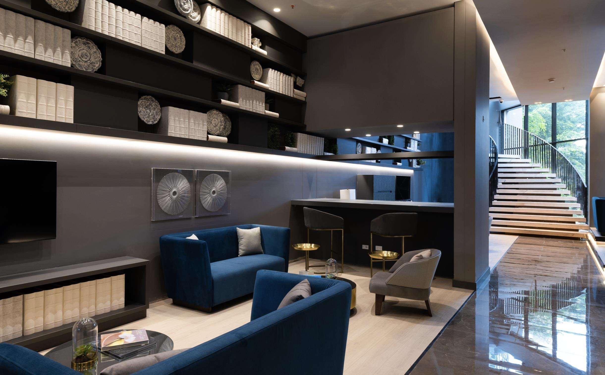 Hotel York Luxury Suites Medellin By Preferred المظهر الخارجي الصورة The Library